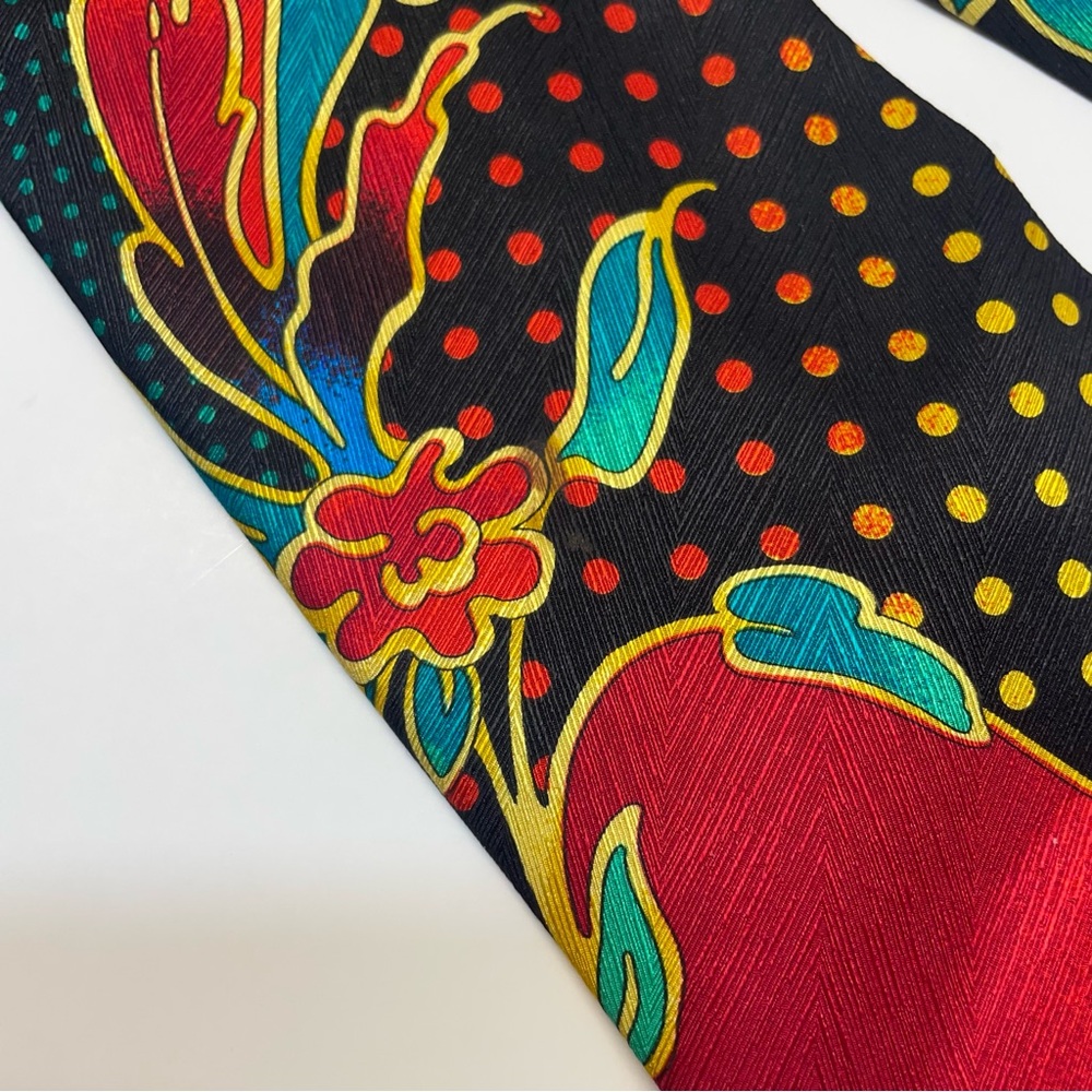 Vitaliano Pancaloi Lot of 6 Silk Ties Amazing Colorful Rainbow Abstract NeckTies - Picture 3 of 15